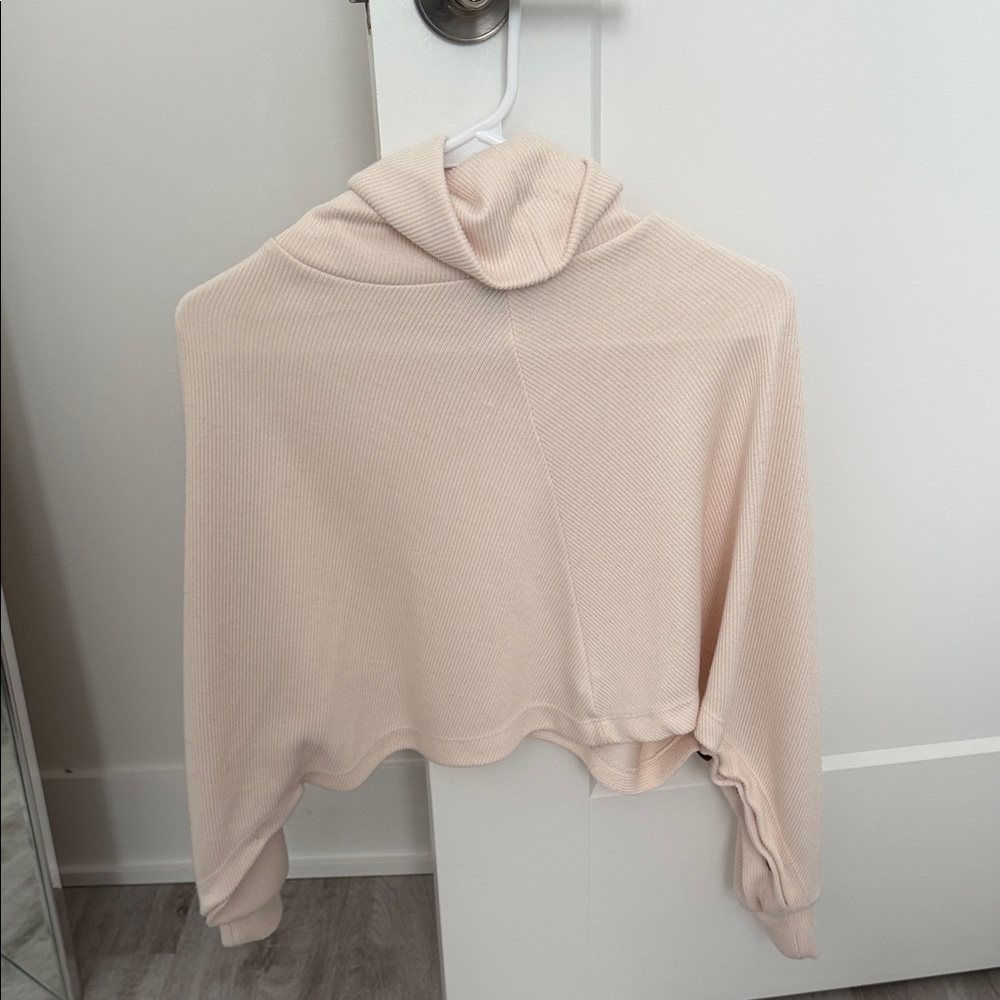 Cream Turtleneck Sweater - Picture 2 of 3